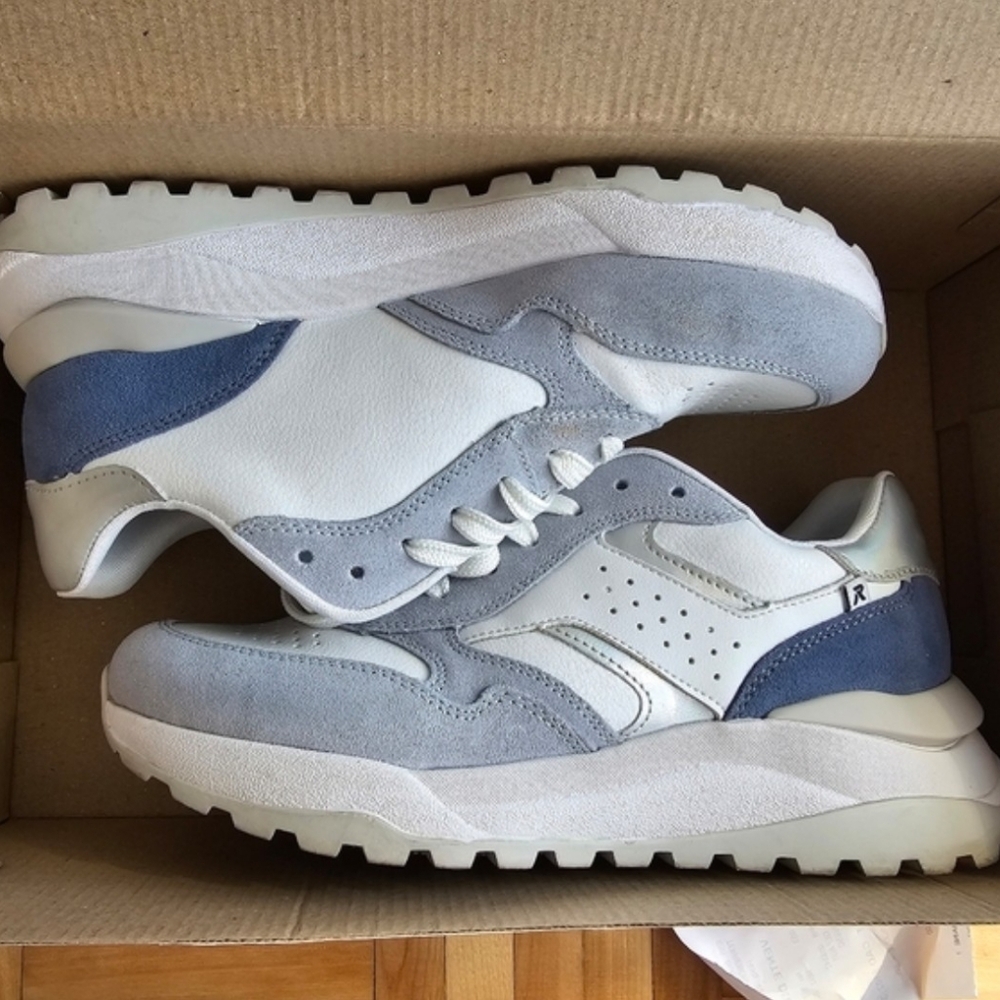 Rieker White Combination Sneakers - Picture 2 of 5